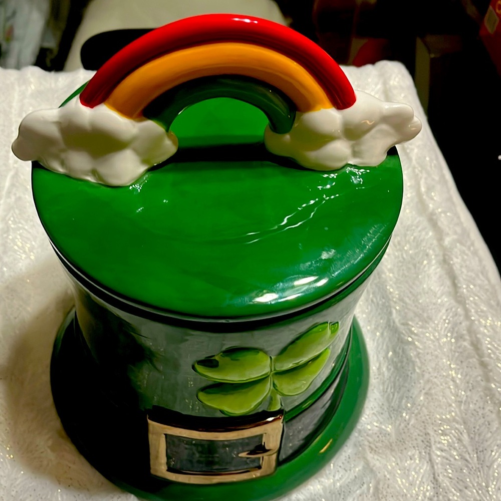 St. Patrick cookie jar